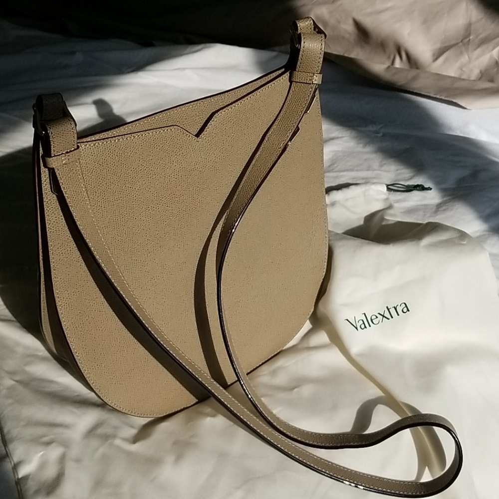 🎉Host Pick✨️ Valextra Leather Small Weekend Hobo Bag